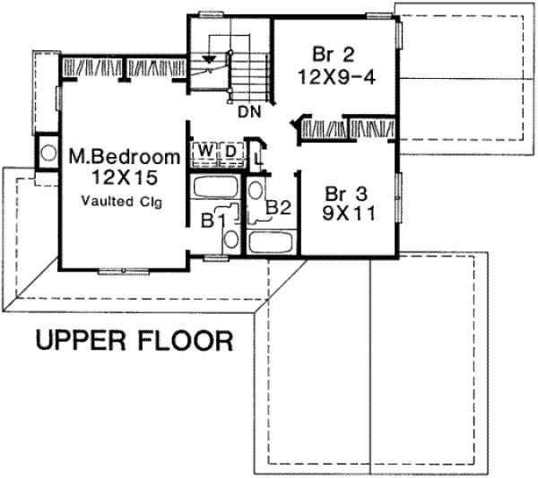 upper floor house blueprint