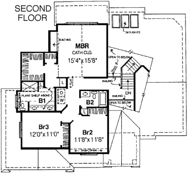 upper floor house blueprint