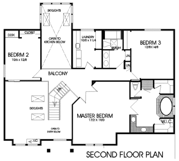 upper floor house blueprint