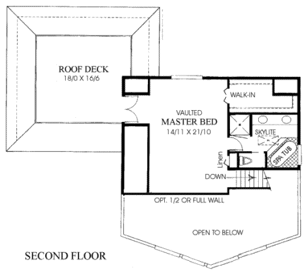 upper floor house blueprint