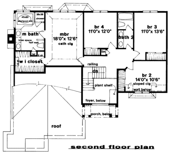 upper floor house blueprint