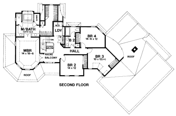 upper floor house blueprint