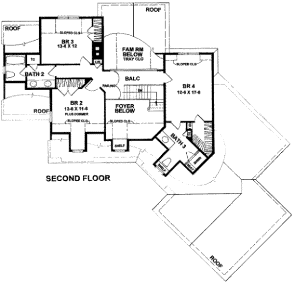 upper floor house blueprint