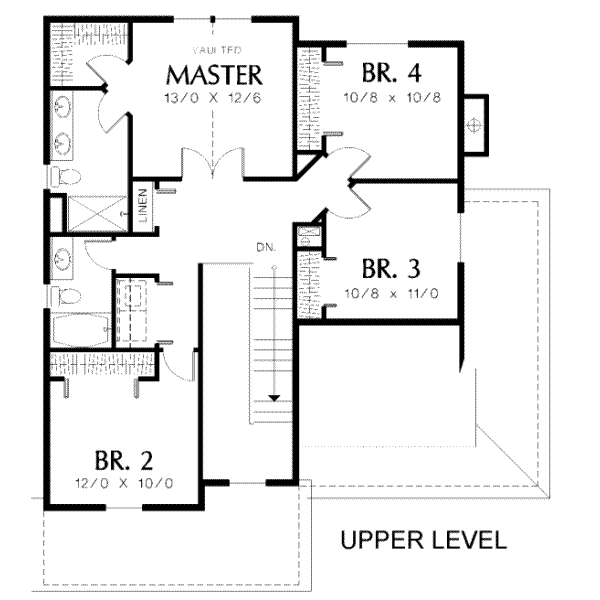 upper floor house blueprint
