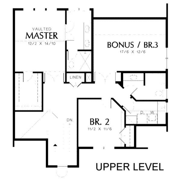upper floor house blueprint