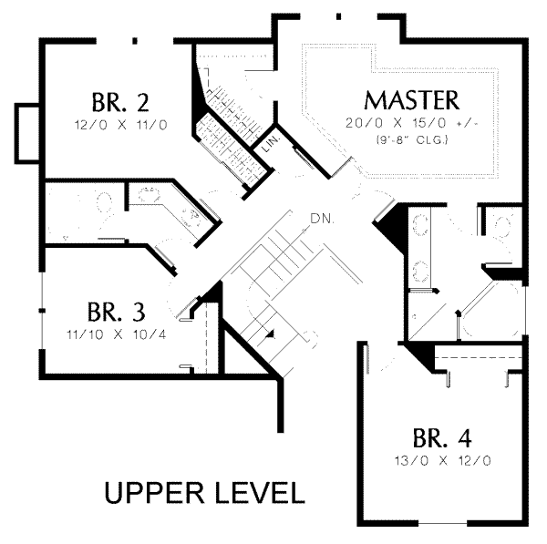 upper floor house blueprint