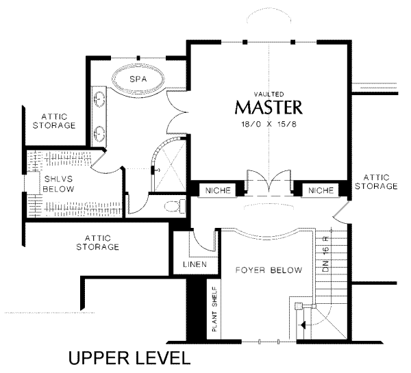 upper floor house blueprint