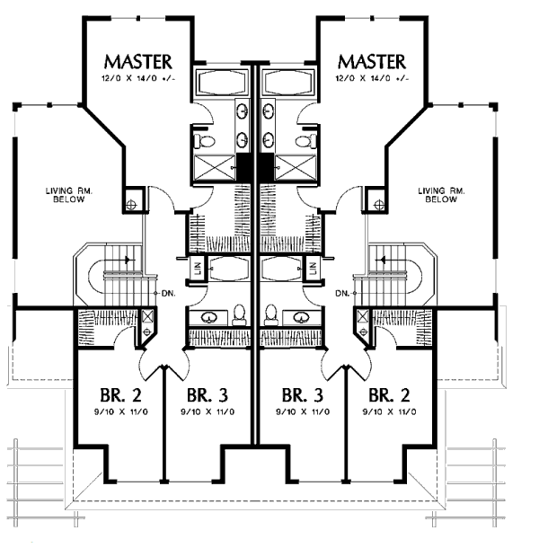 upper floor house blueprint