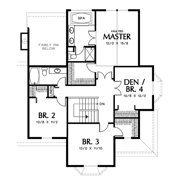 upper floor house blueprint