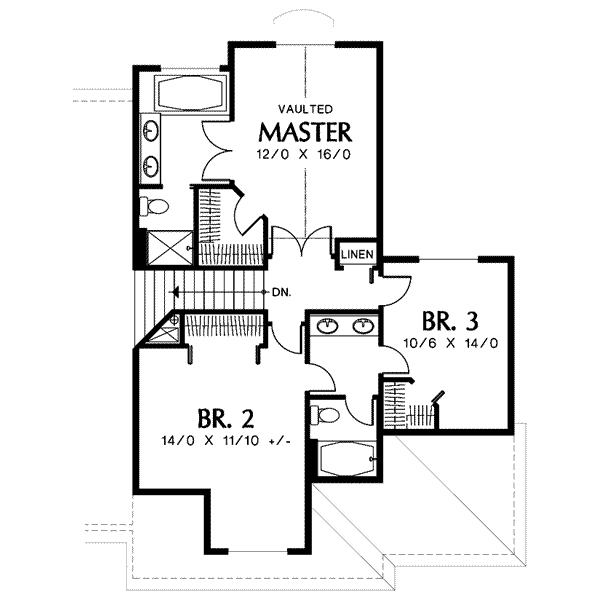 upper floor house blueprint