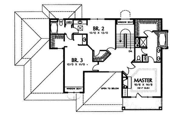 upper floor house blueprint