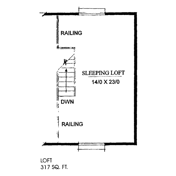 upper floor house blueprint