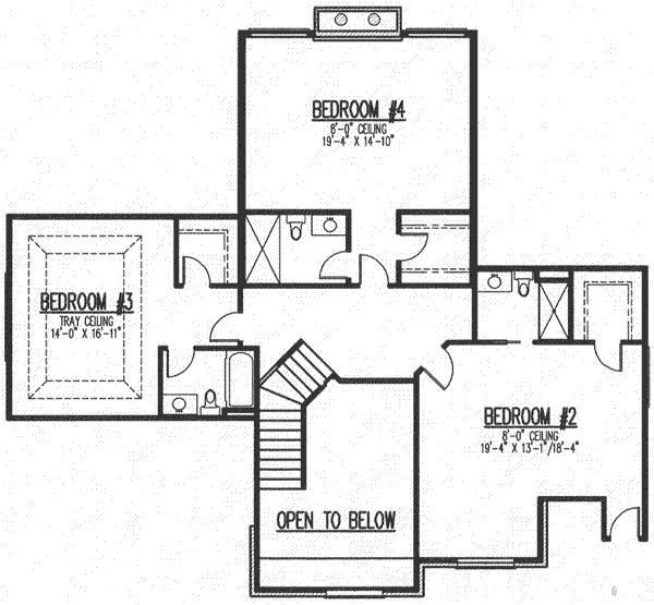 upper floor house blueprint