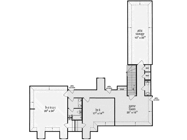 upper floor house blueprint