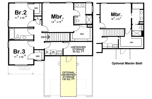 upper floor house blueprint