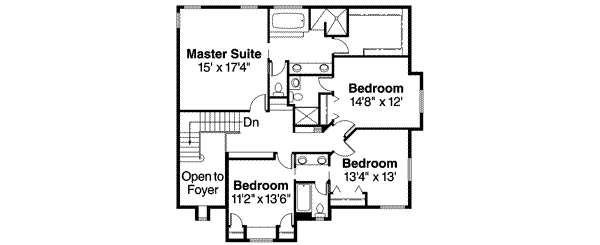 upper floor house blueprint