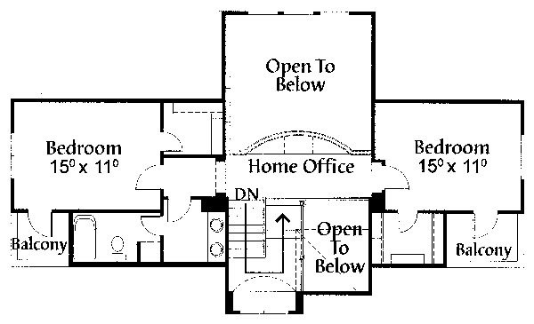 upper floor house blueprint