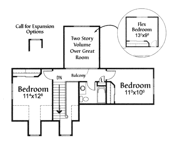 upper floor house blueprint