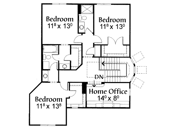 upper floor house blueprint