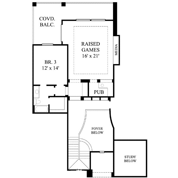 upper floor house blueprint