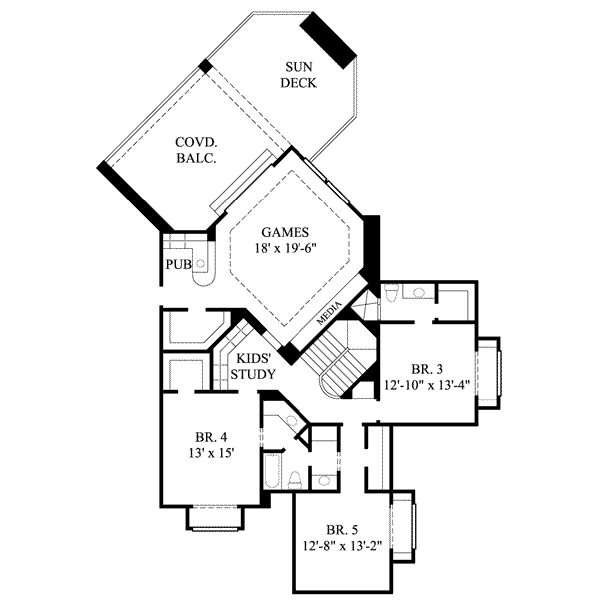 upper floor house blueprint