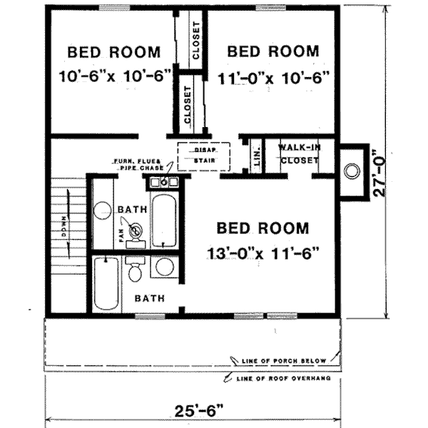 upper floor house blueprint
