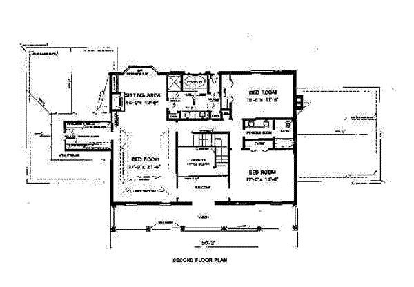 upper floor house blueprint
