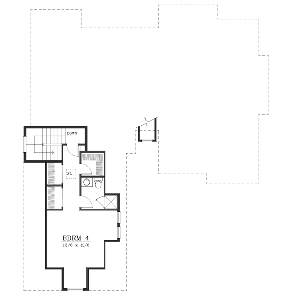 upper floor house blueprint