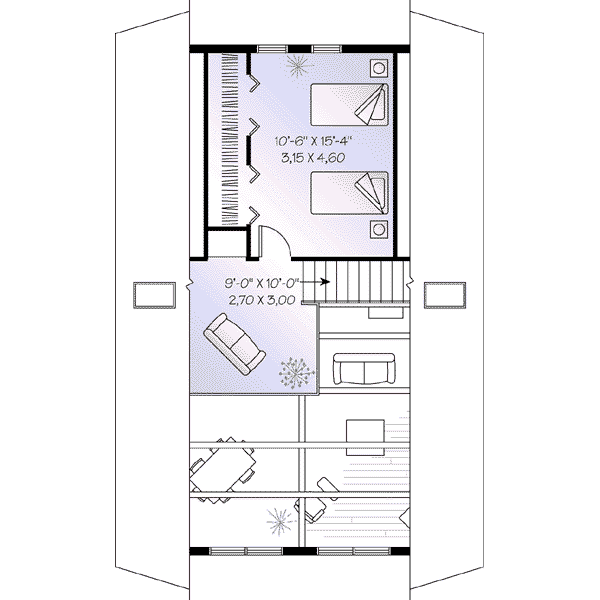 upper floor house blueprint