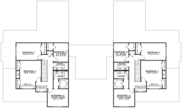 upper floor house blueprint