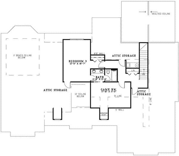 upper floor house blueprint