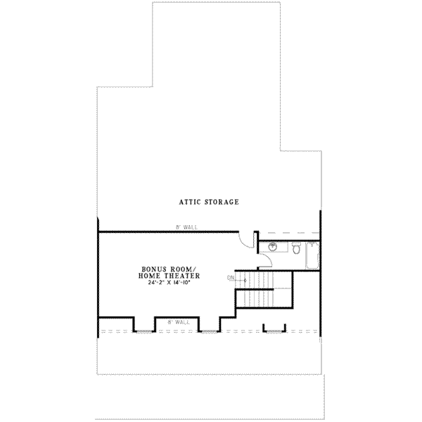 upper floor house blueprint