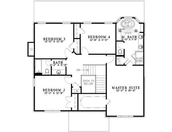upper floor house blueprint