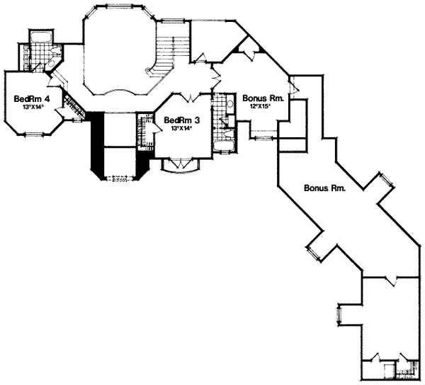 upper floor house blueprint