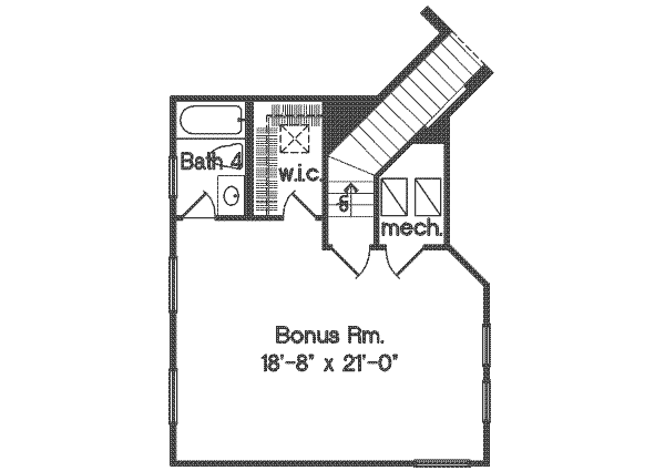 upper floor house blueprint