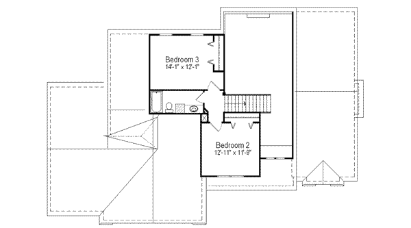 upper floor house blueprint