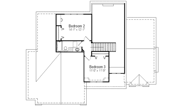 upper floor house blueprint