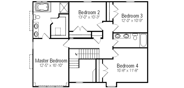 upper floor house blueprint