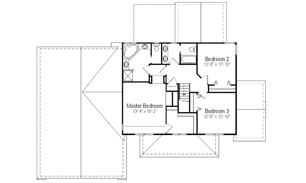 upper floor house blueprint