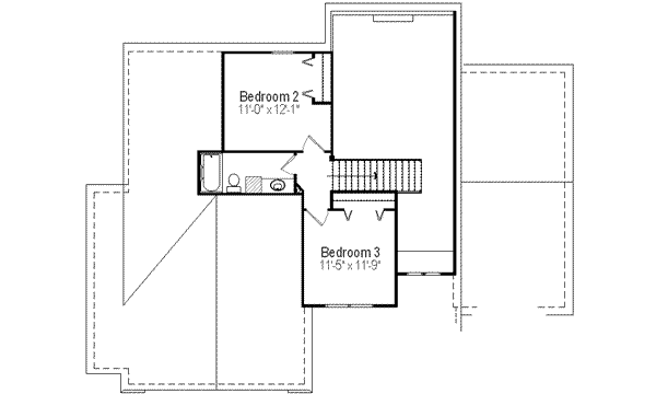 upper floor house blueprint