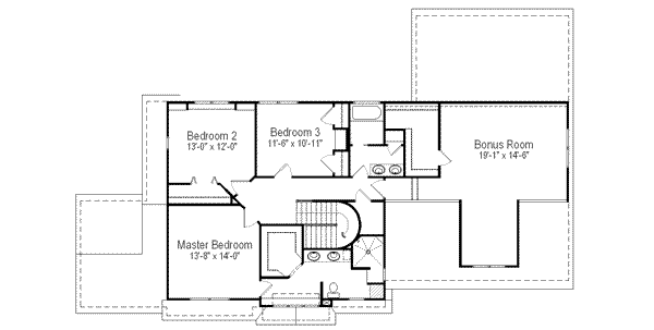 upper floor house blueprint