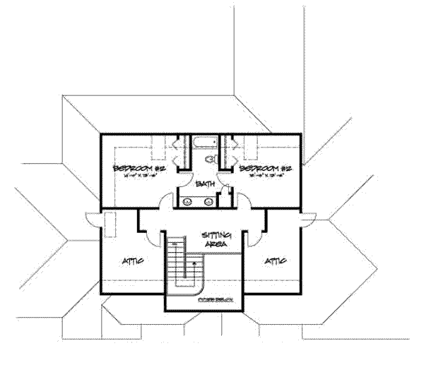 upper floor house blueprint