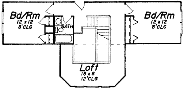 upper floor house blueprint