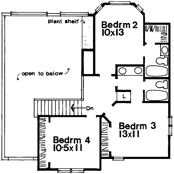 upper floor house blueprint