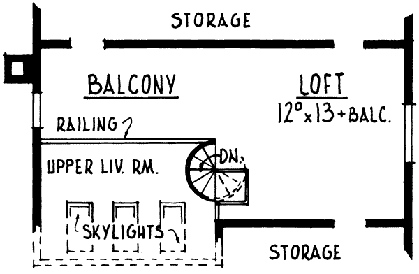 upper floor house blueprint