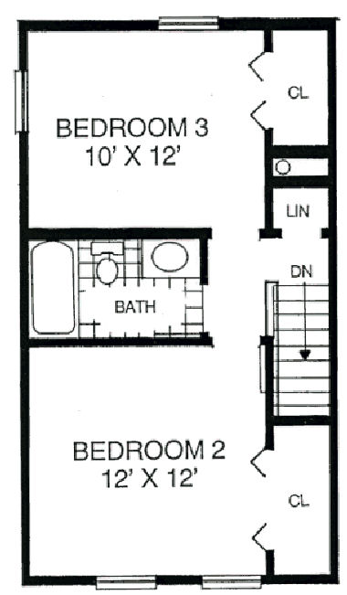 upper floor house blueprint