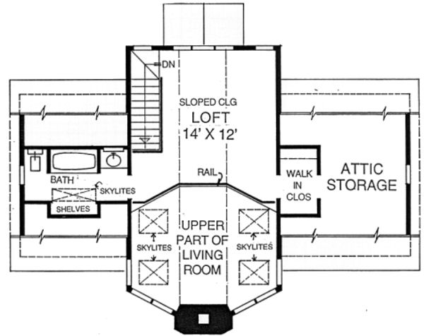 upper floor house blueprint
