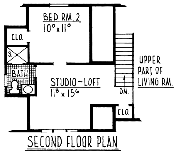upper floor house blueprint