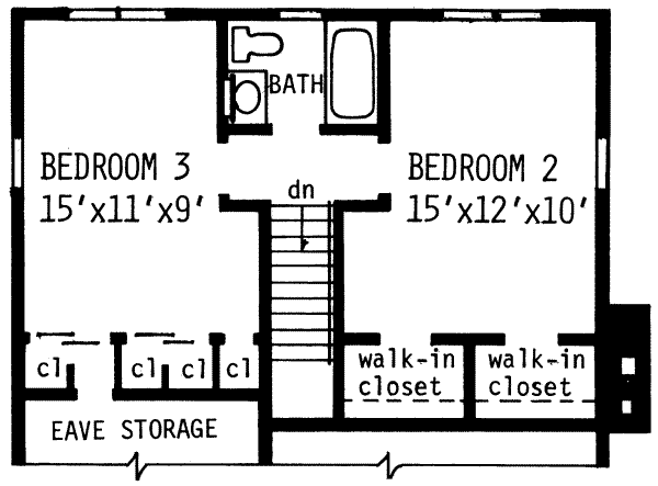 upper floor house blueprint