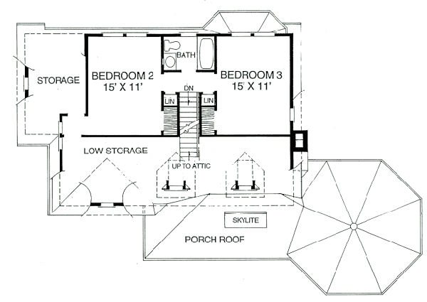 upper floor house blueprint